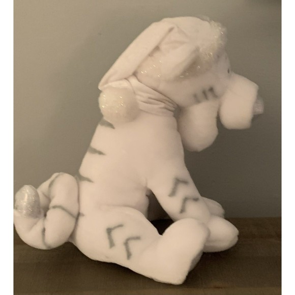 Disney Store Tigger Plush Stuffed Animal White Snowflake Pal Sparkle Holiday 13" - Picture 7 of 9